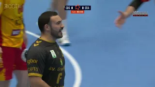 EHF European League 24/25. 2º Fase 4º Partido Grupo I. GOG vs. Fraikin BM. Granollers